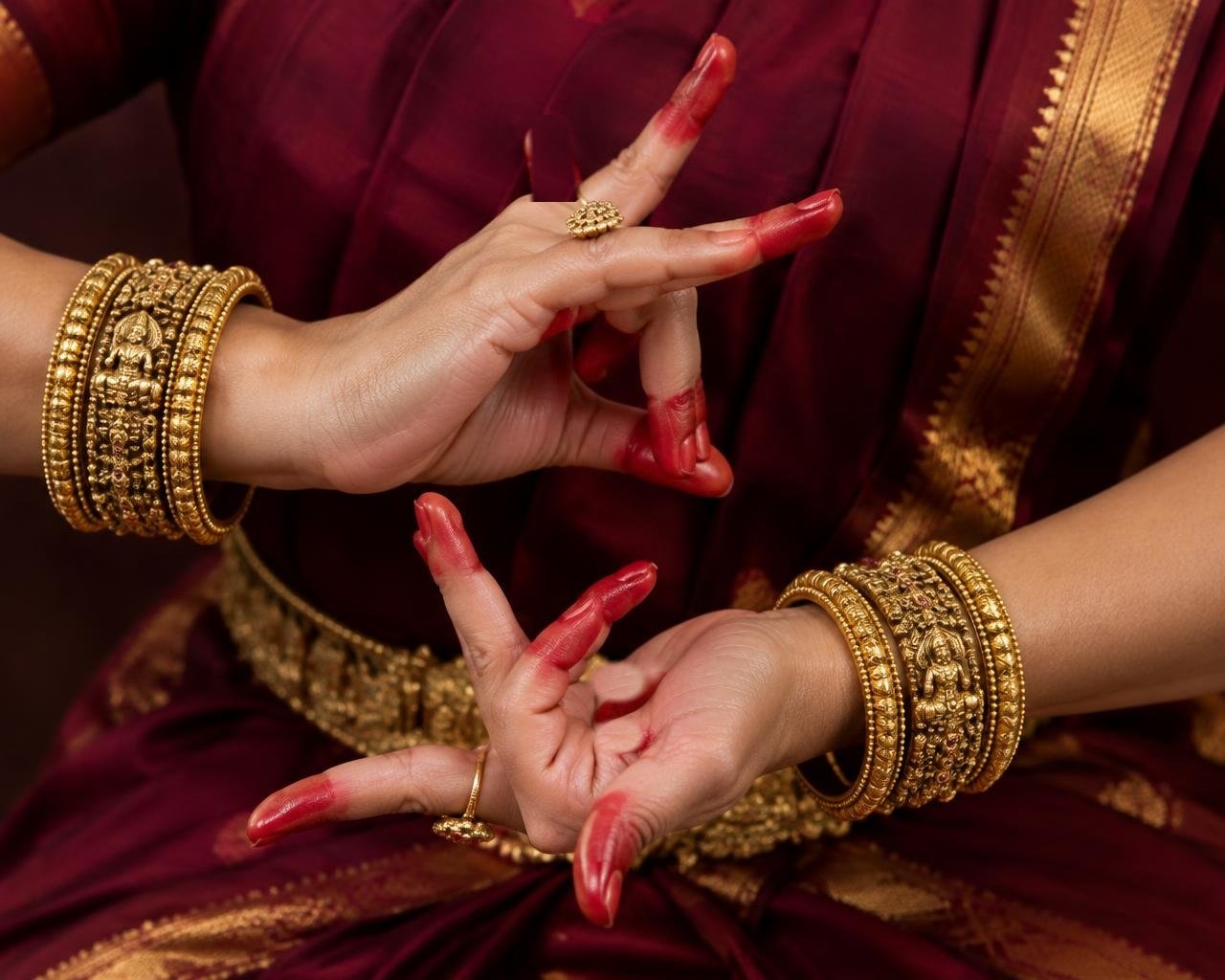 Developing Technique — representative Kuchipudi imagery