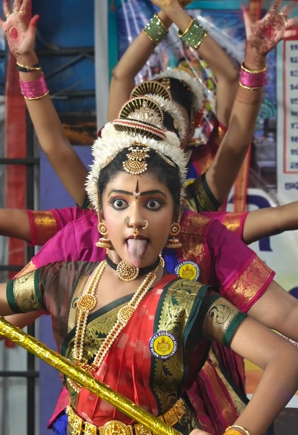Developing Technique — representative Kuchipudi imagery