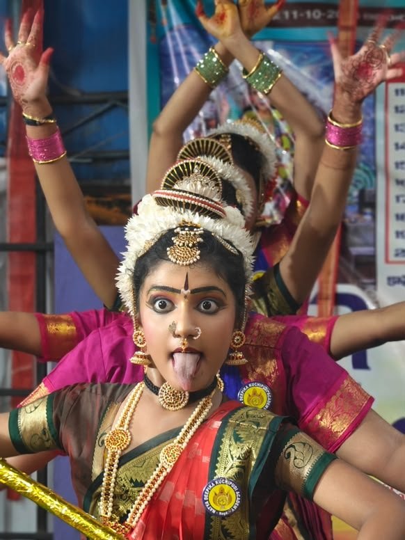 Developing Technique — representative Kuchipudi imagery