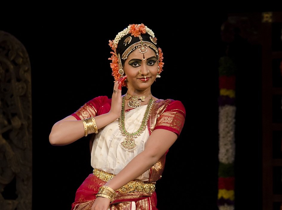 Kuchipudi dancer expressing a story through her eyes